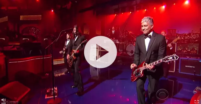 Foo Fighters avsluttet The Late Show