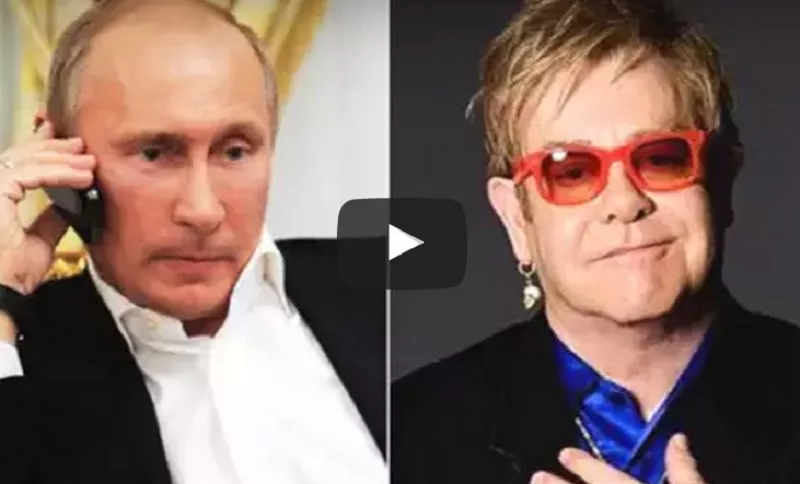 Fejk-Putin ringde upp Elton John – hör hela samtalet