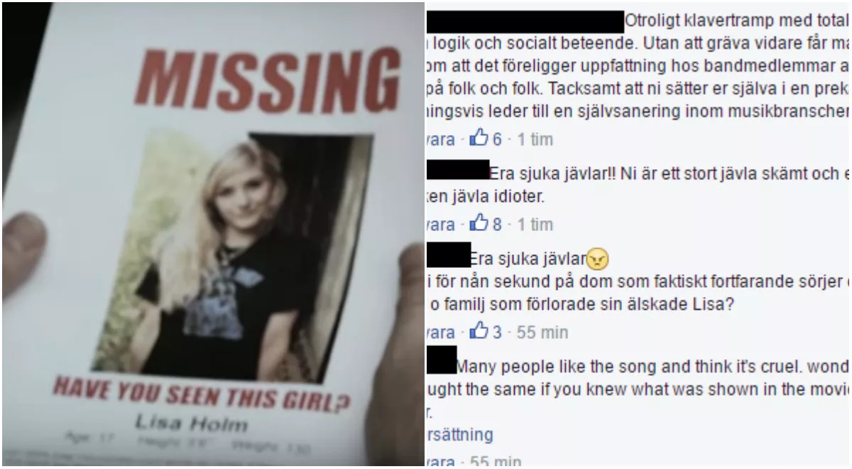 Bandets video om Lisa Holm-mordet ger starka reaktioner