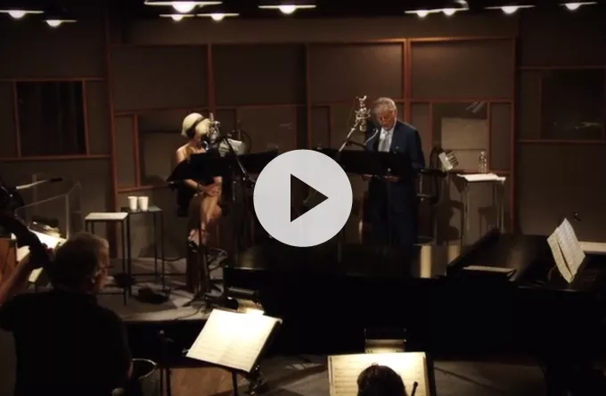 Se Lady Gaga og Tony Bennetts spritnye musikvideo 