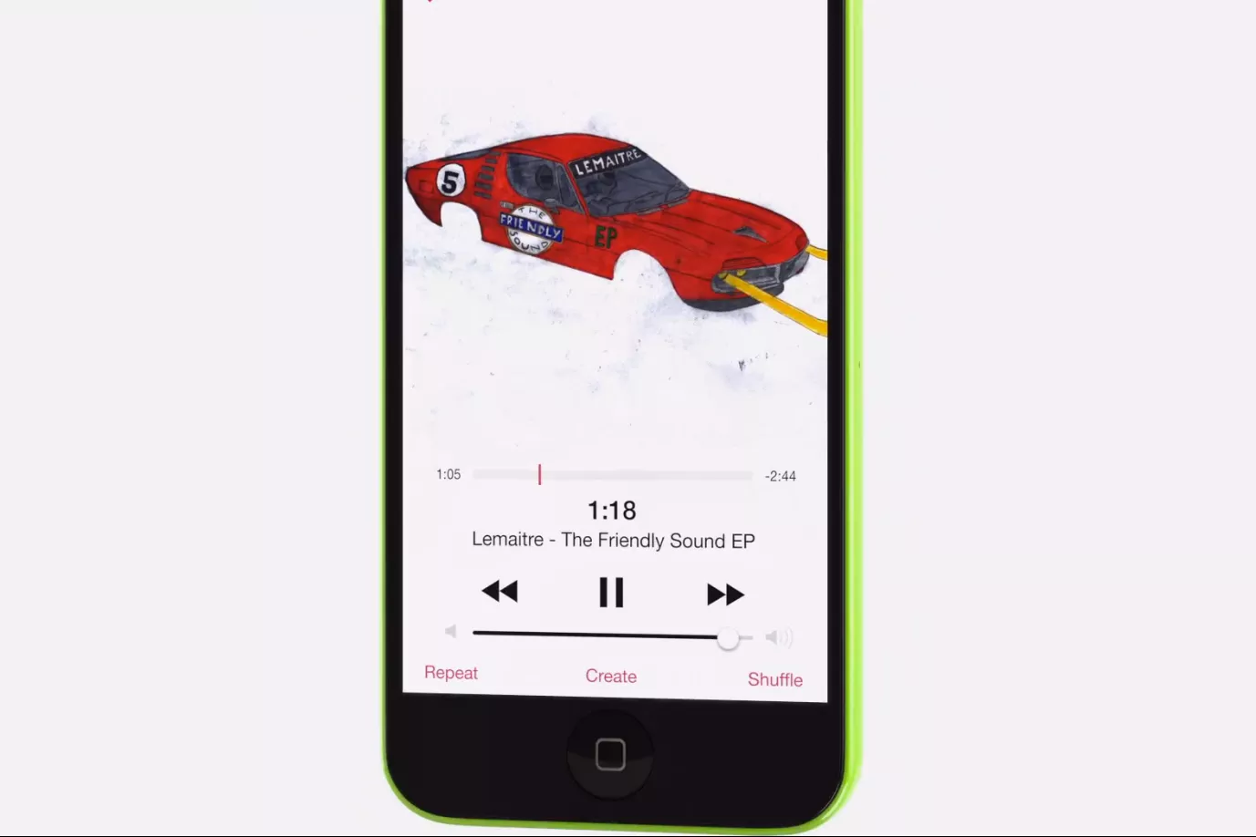 Lemaitre soundtracker iPhone 5C