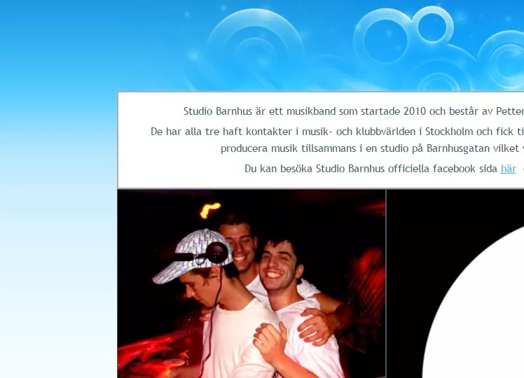 Svenskt skivbolags hemsida ''kapad''