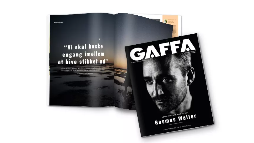Mød Rasmus Walter i GAFFA november – på gaden i dag