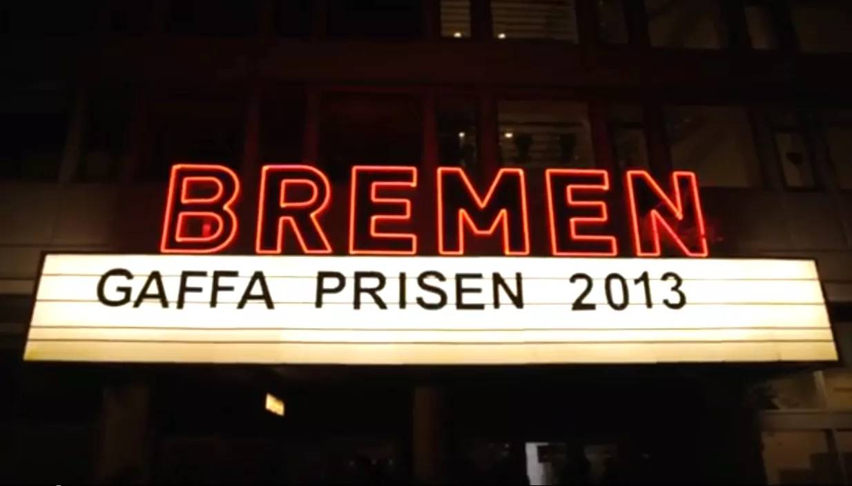 Video: Højdepunkter fra GAFFA-Prisen 2013