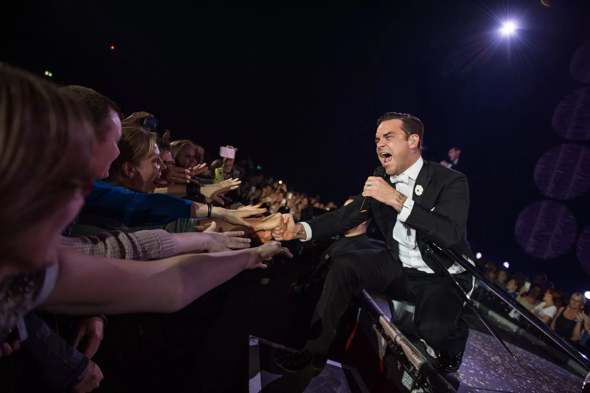 Robbie skuffede i Boxen