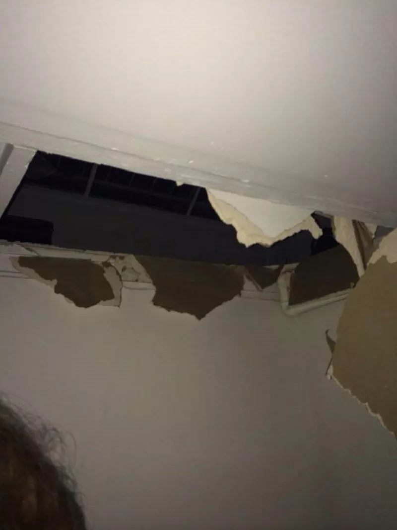 Här föll Ebbot Lundberg genom taket