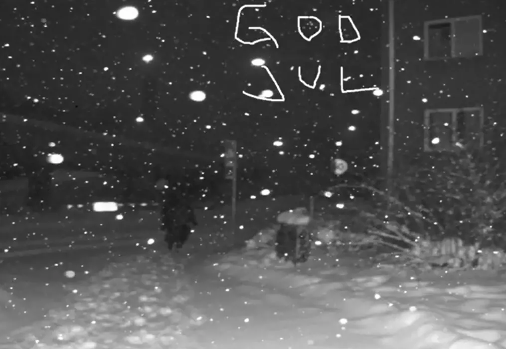 God deppig jul önskar Ljus