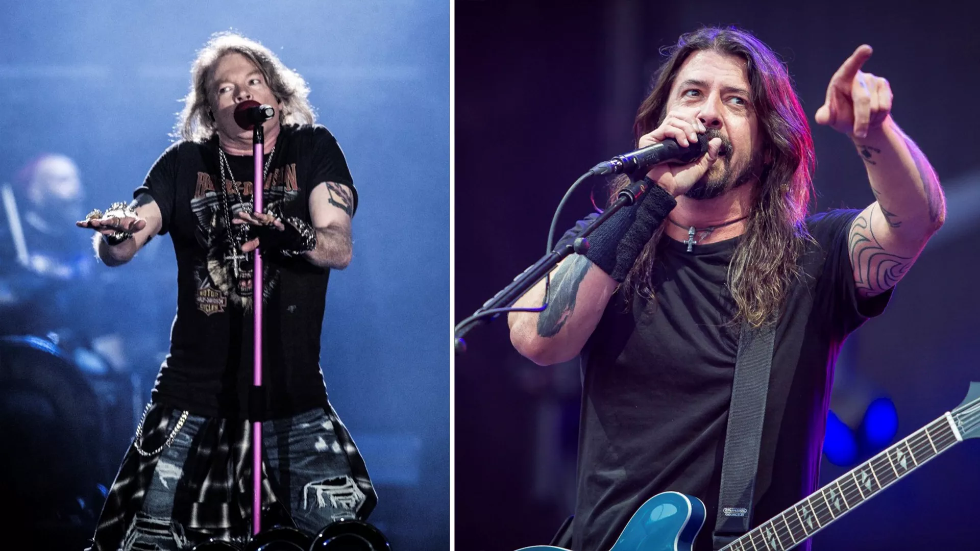 Se Guns N' Roses och Foo Fighters dela scen