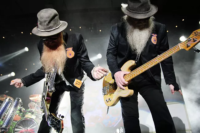 ZZ Top bliver hyldet af vennerne