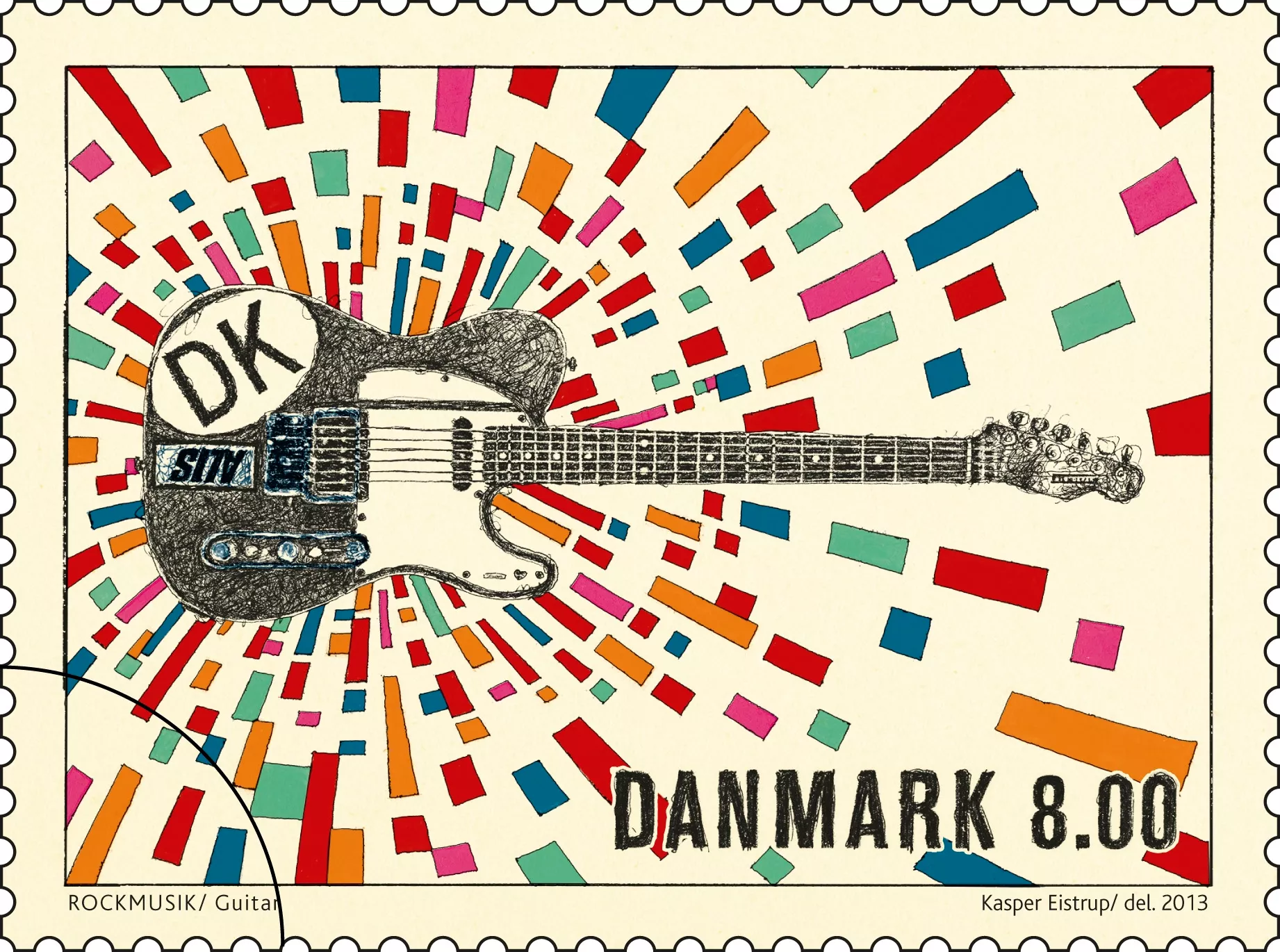 Kasper Eistrup maler frimærker