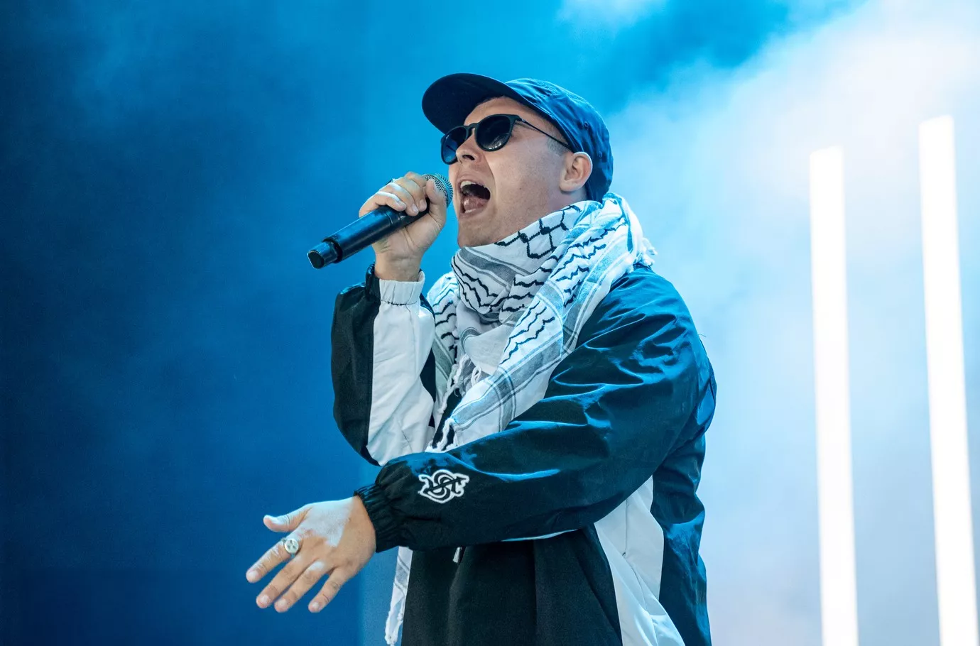 På fotoet: Liam Óg Ó hAnnaidh (bedre kendt som Mo Chara) på NorthSide 2025