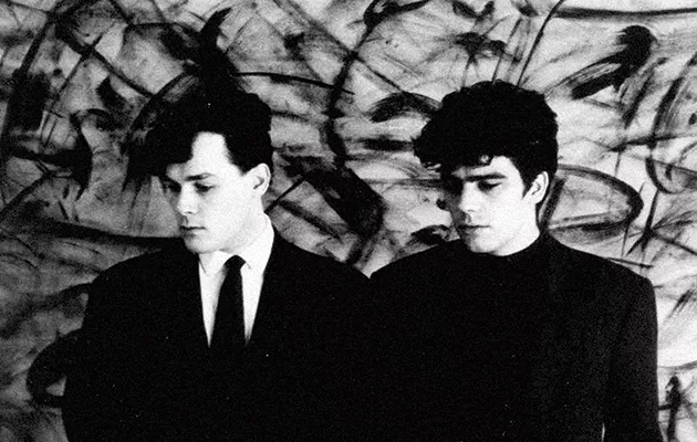 The Associates (Billy Mackenzie t.v, Alan Rankine t.h).