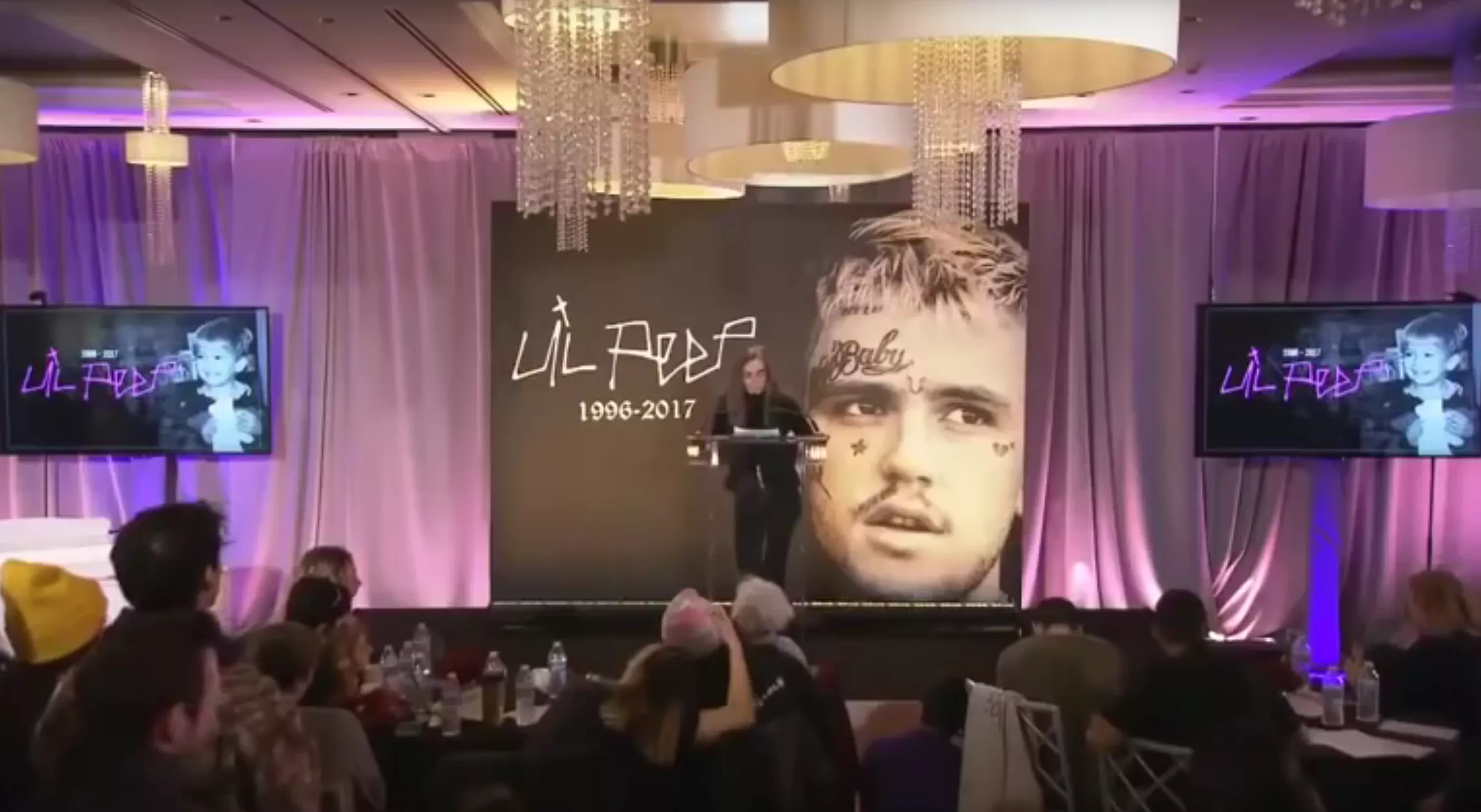VIDEO: Familie, venner og fans tog afsked med Lil Peep