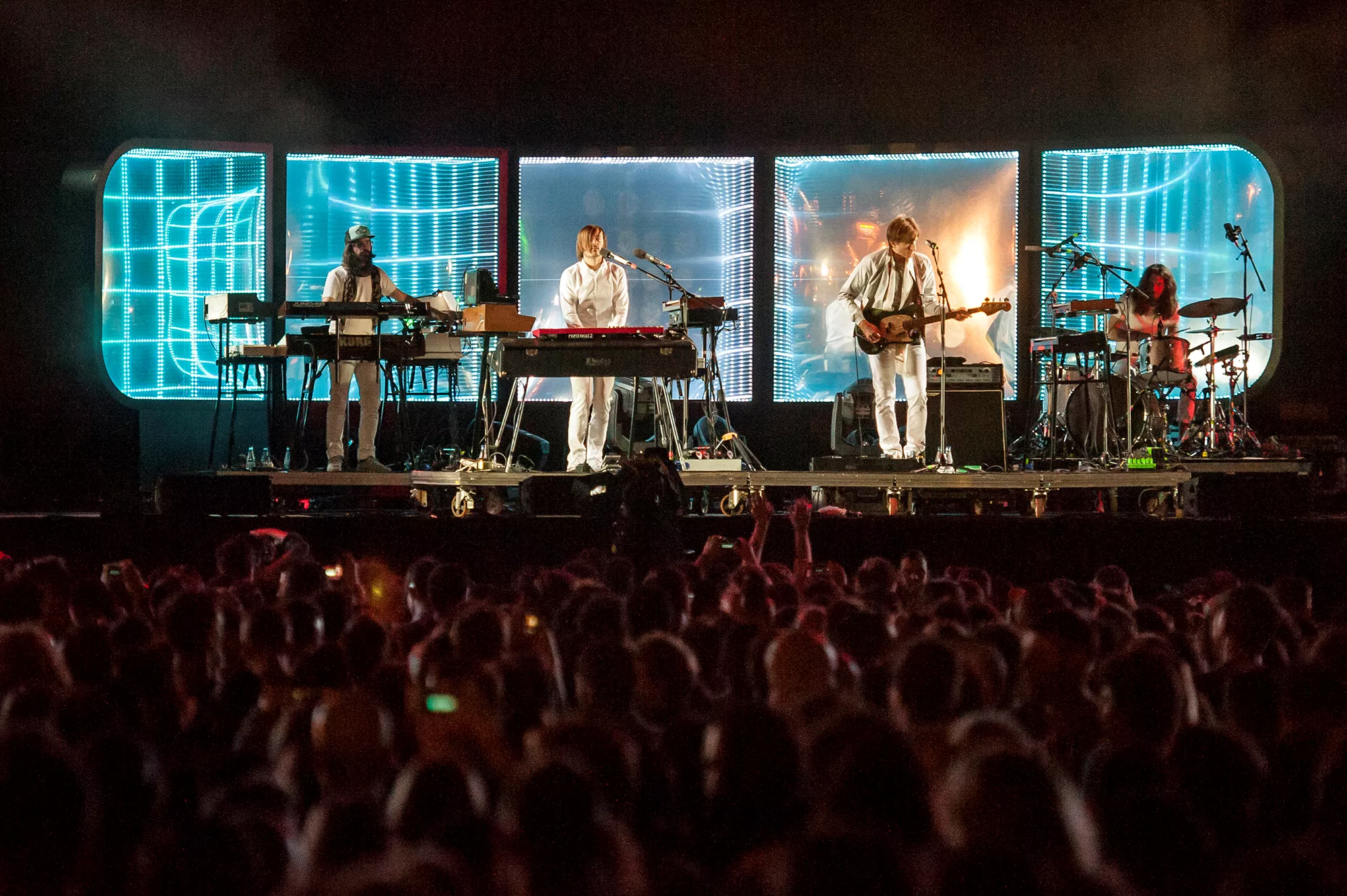 En apatisk konsert fra Nicolas Godin og Jean-Benoît Dunckel