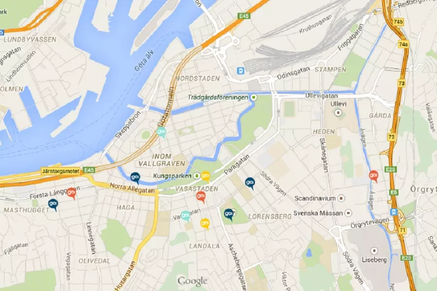 KARTA: Här är Håkan Hellströms Göteborg