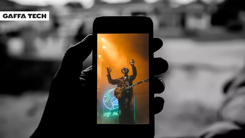 Skarp koncertvideo på mobilen