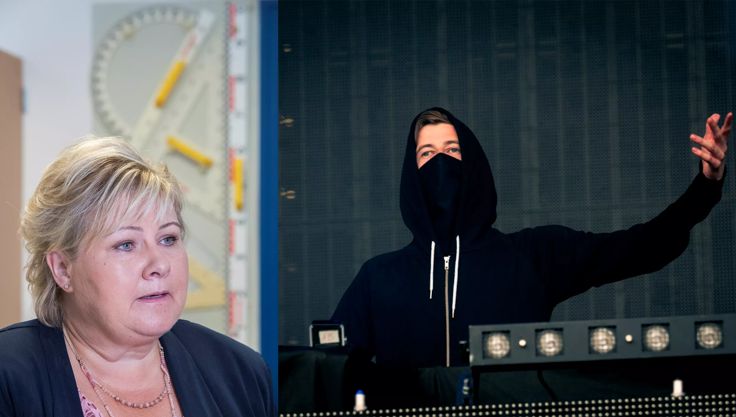 Erna Solberg fikk klager fra den populære artisten etter denne bildedelingen