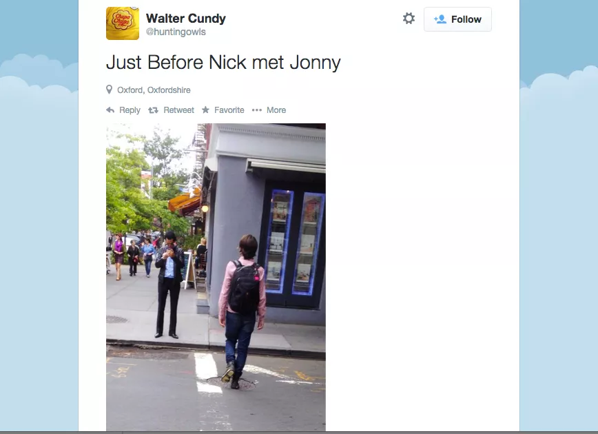 Se när världsstjärnorna möts av en slump