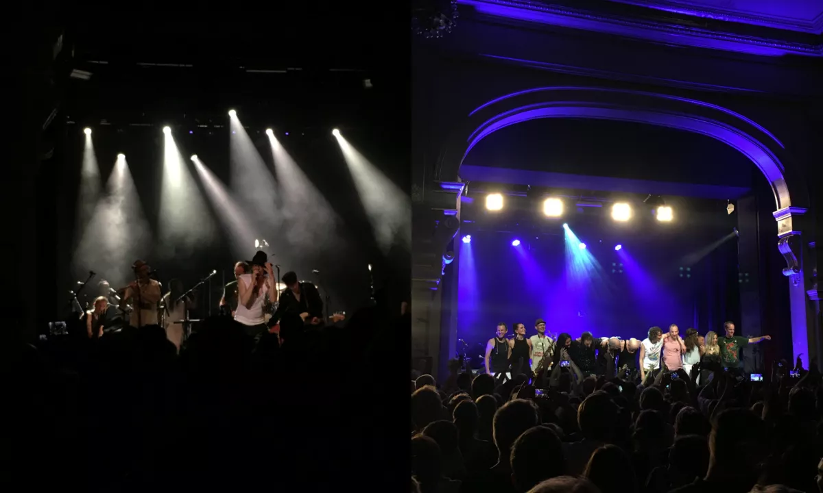 Håkan Hellström hyllade Henrik Berggren från scen – så bra var Berlin-spelningen