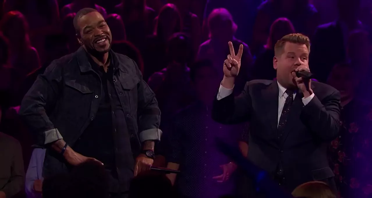 Se Wu-Tang Clan-ikonen rap-battla James Corden