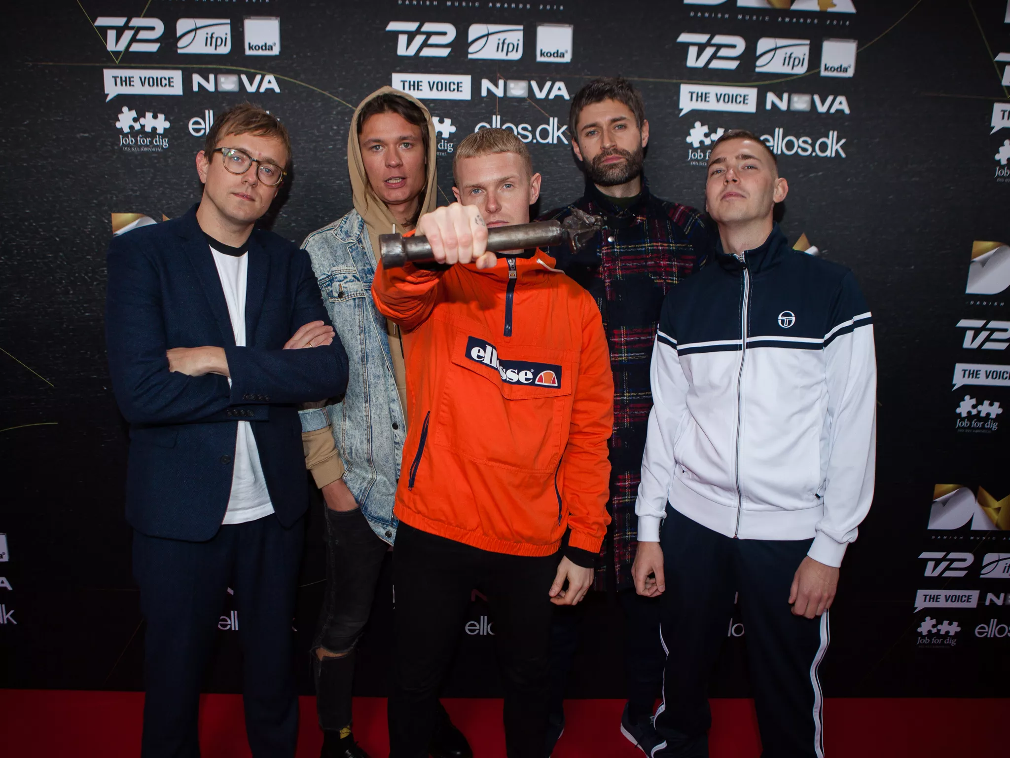 Se stjernerne på den røde løber til Danish Music Awards