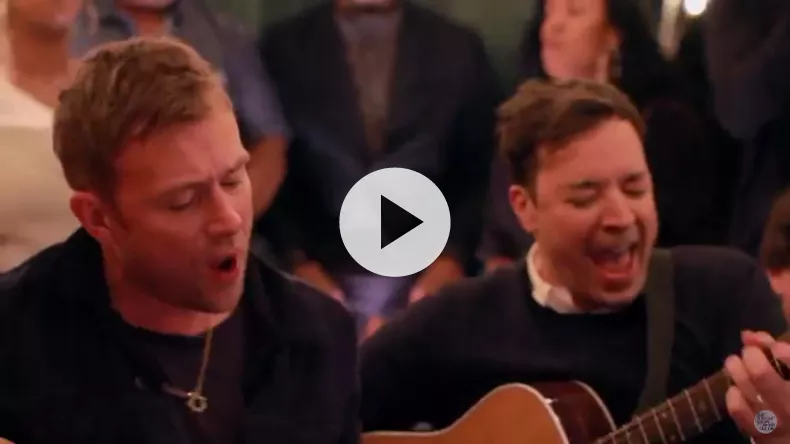 Blur spiller klassikeren Tender sammen med Jimmy Fallon