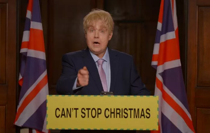 Robbie Williams er Boris Johnson i underholdende julevideo