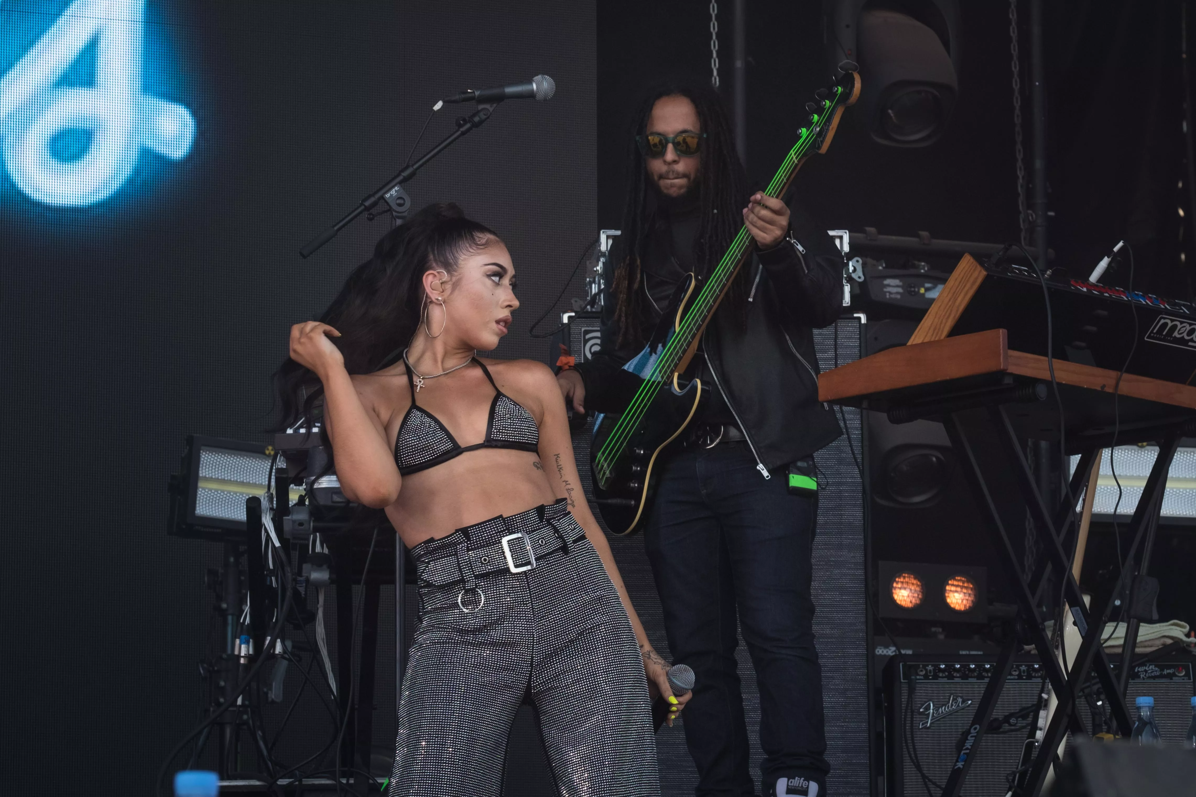 Kali Uchis på Roskilde i '18. Foto: Jonathan Nothlev