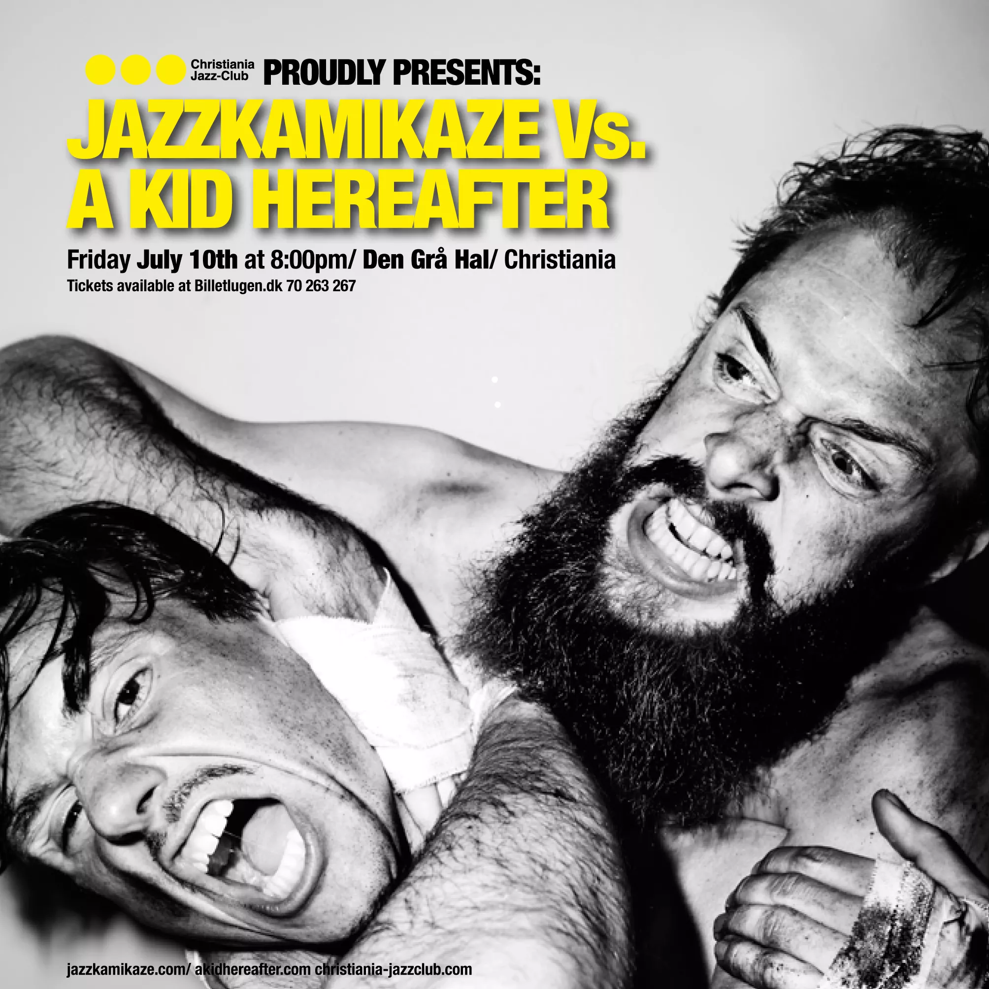 Jazzkamikaze vs. A Kid Hereafter i Den Grå Hal