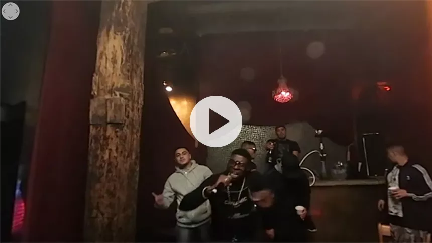 Se heftig cypher fra dugfriske danske gade-rappere – i 360 grader