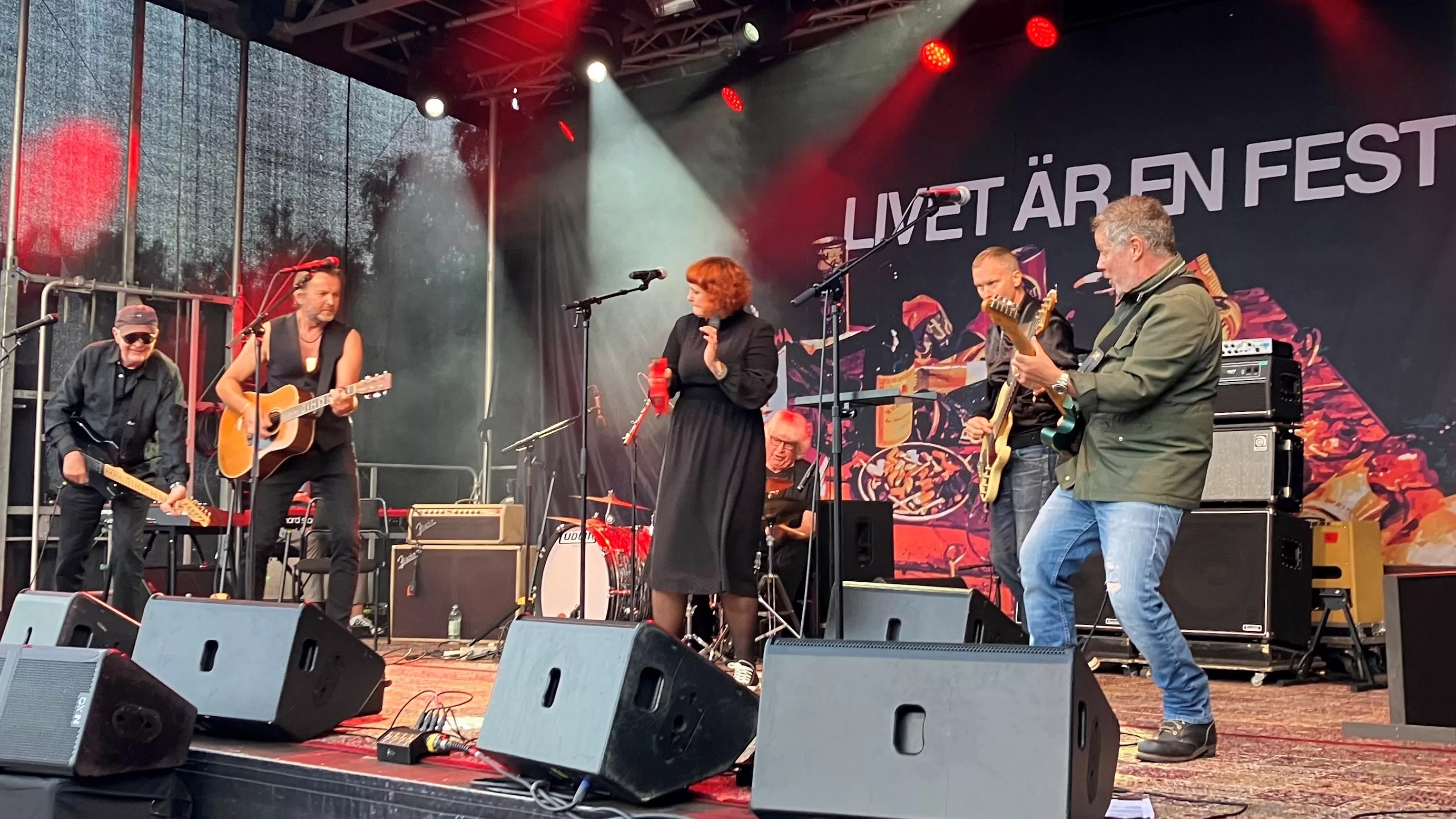 Nationalteaterns Rockorkester på Hasslöfestivalen