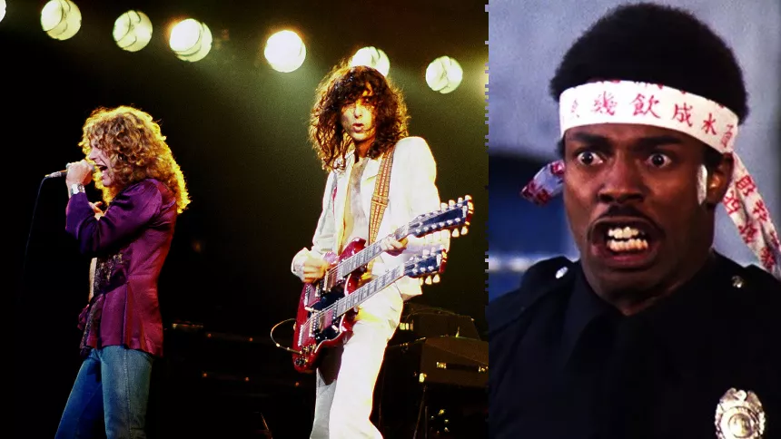 Se när Polisskolan-stjärnan briljerar med Led Zeppelin-klassiker