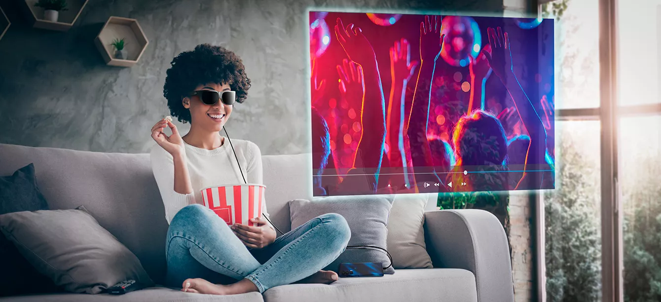 En kæmpeskærm der passer i lommen