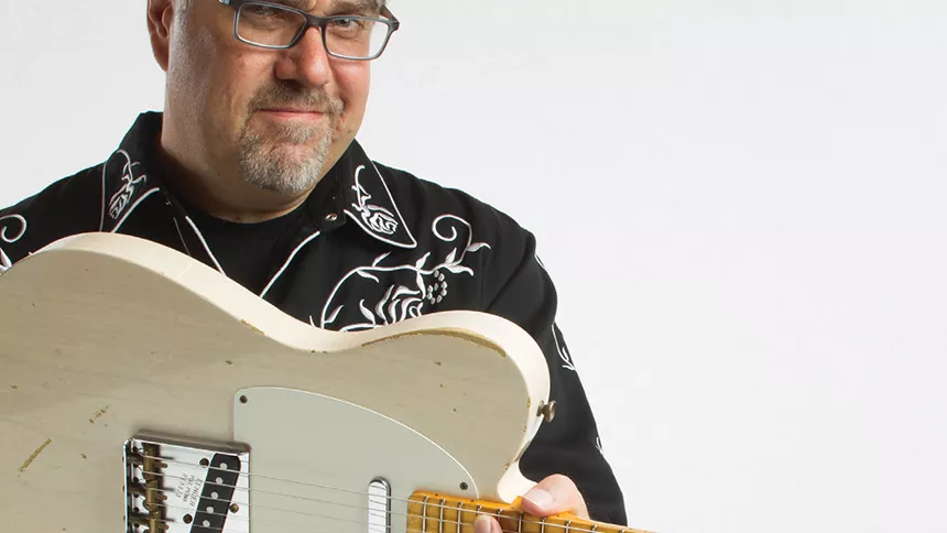 Stjerneguitaristen Greg Koch gæster clinicscenen ved Copenhagen Guitar & Bass Show 2016