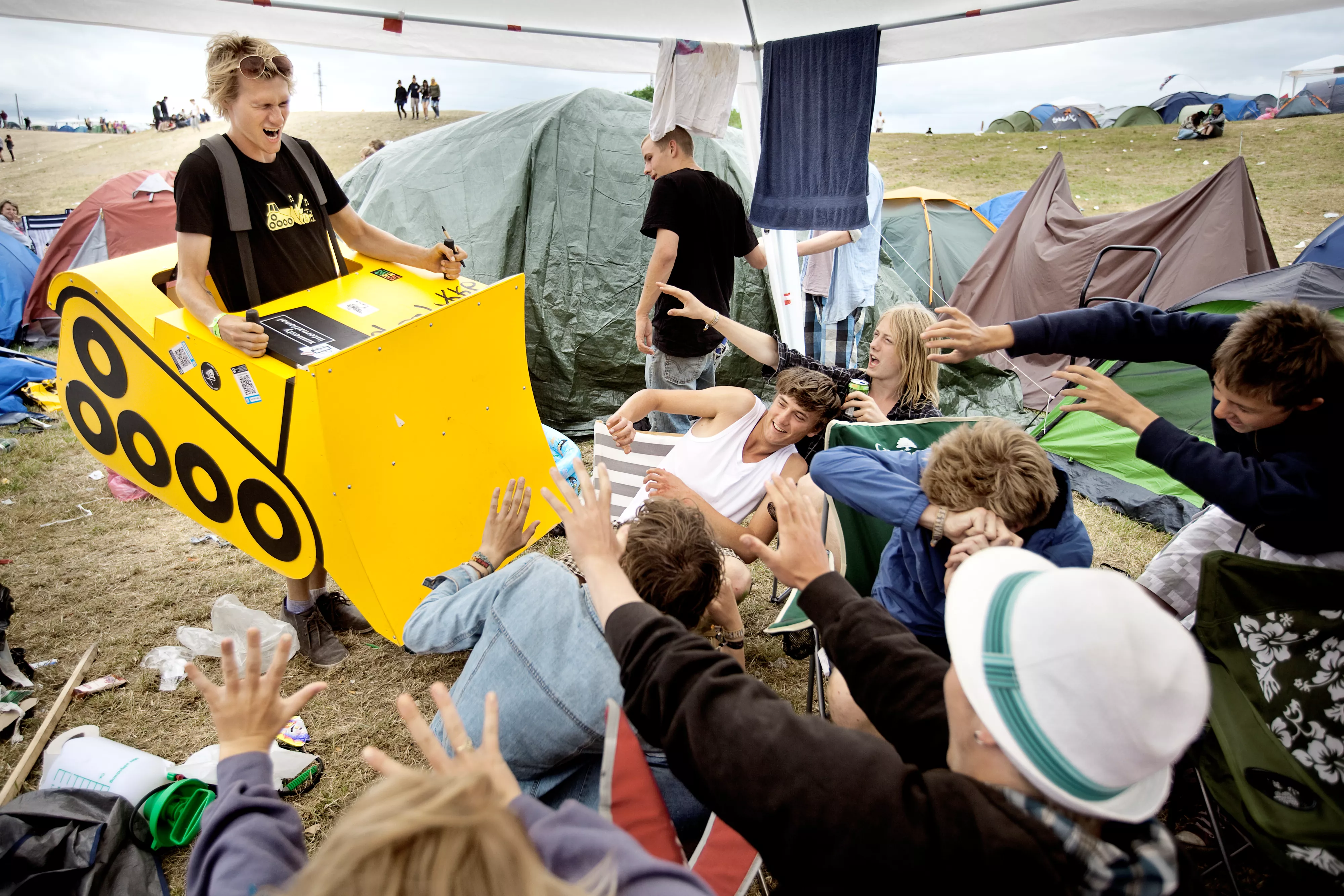 Amnesty International bulldozer område P