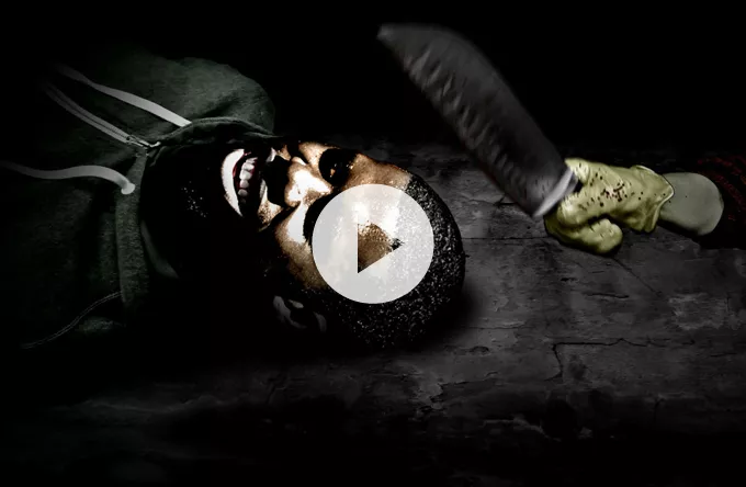 Se bloddryppende Halloween-video med Flying Lotus