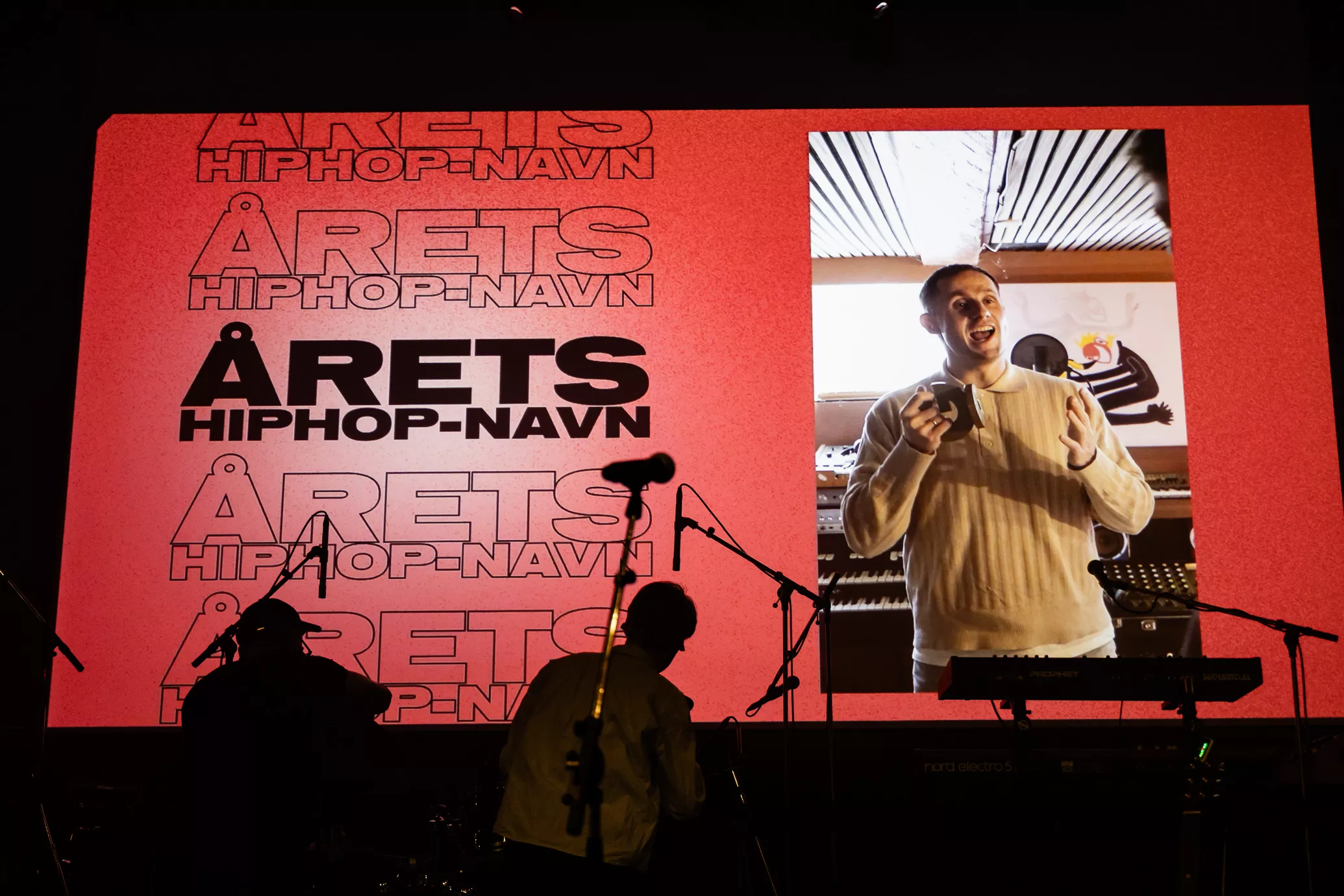 (Emil Falk modtog GAFFA Prisen på vegne af Benjamin Hav)