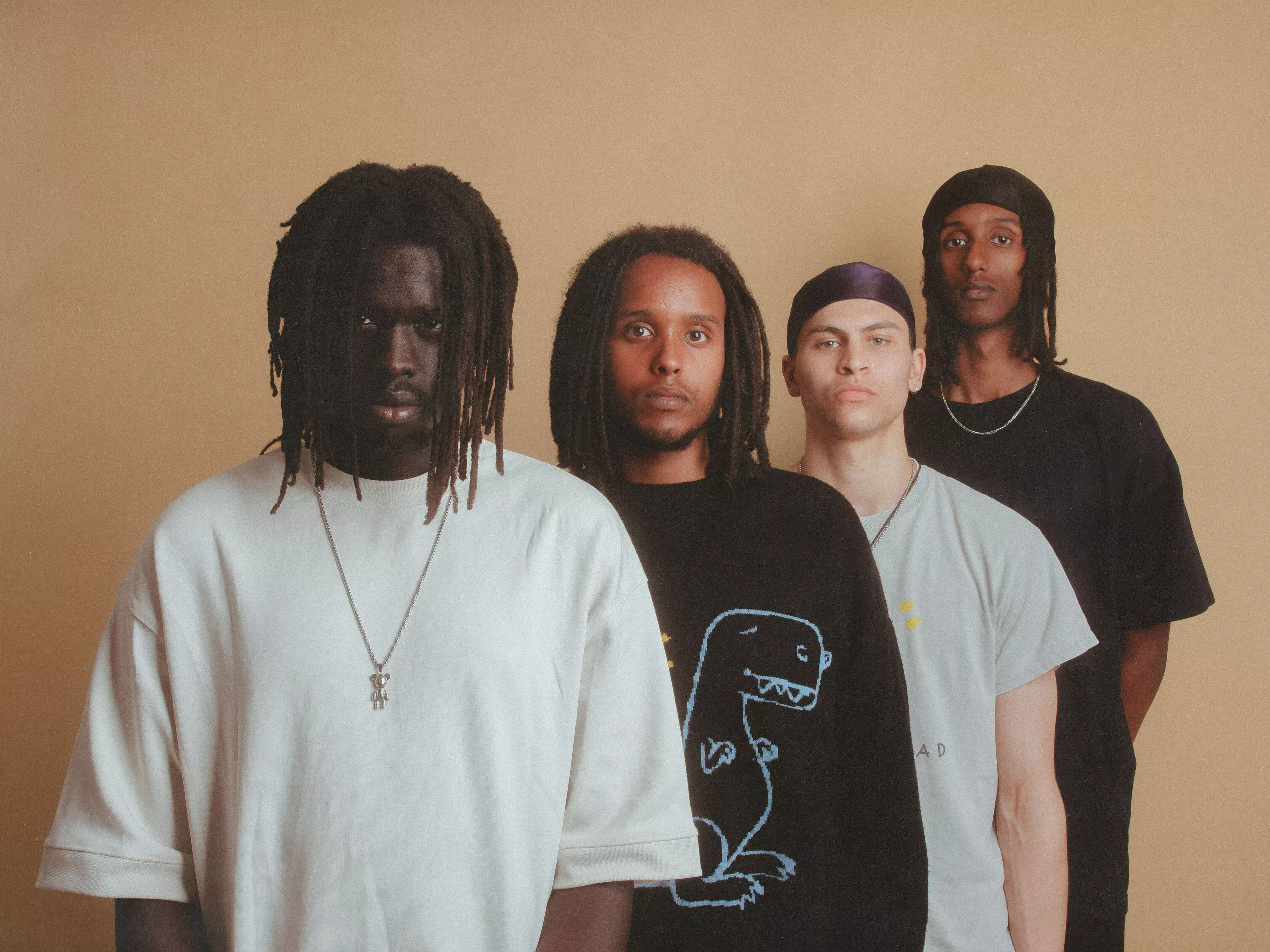 På fotoet: Den aarhusianske hiphop-gruppe Hunnid22 er blandt de udvalgte artister, der skal spille på festivalen.