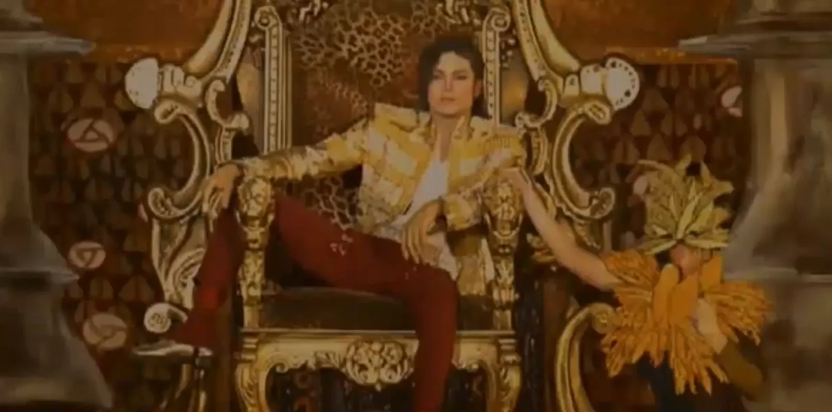 Se Michael Jackson fremføre ny sang