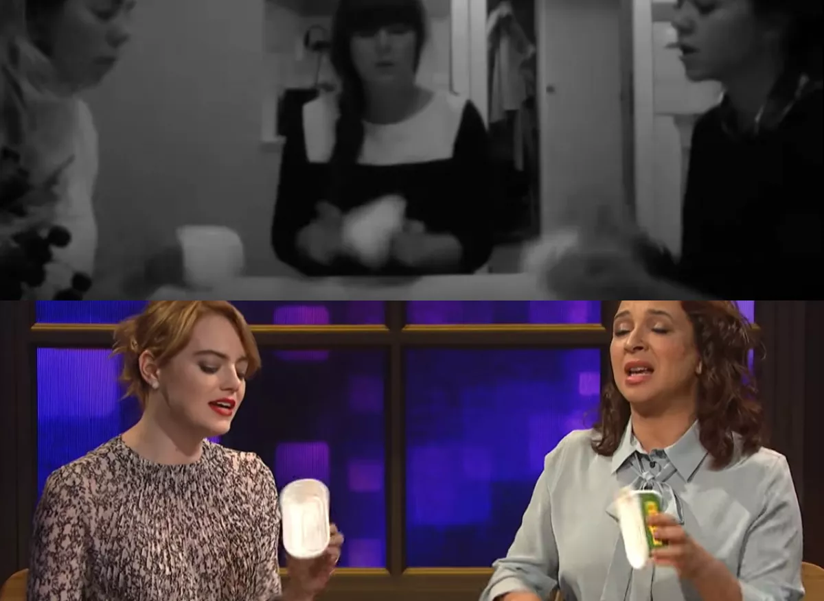 Se amerikanska stjärnor tolka svenska succén Erato – med tomma smörpaket