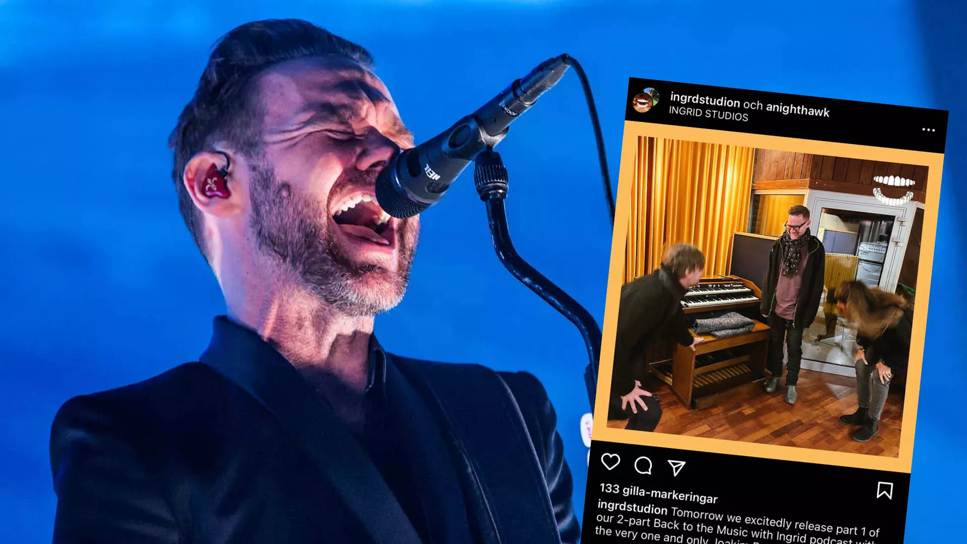 Foto: Sandra Johnson – www.sandrafotar.se / Screendump Instagram