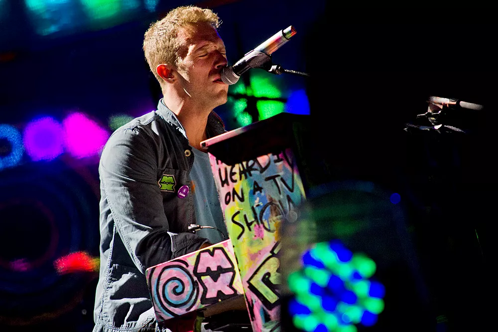 Coldplay slipper livealbum og film