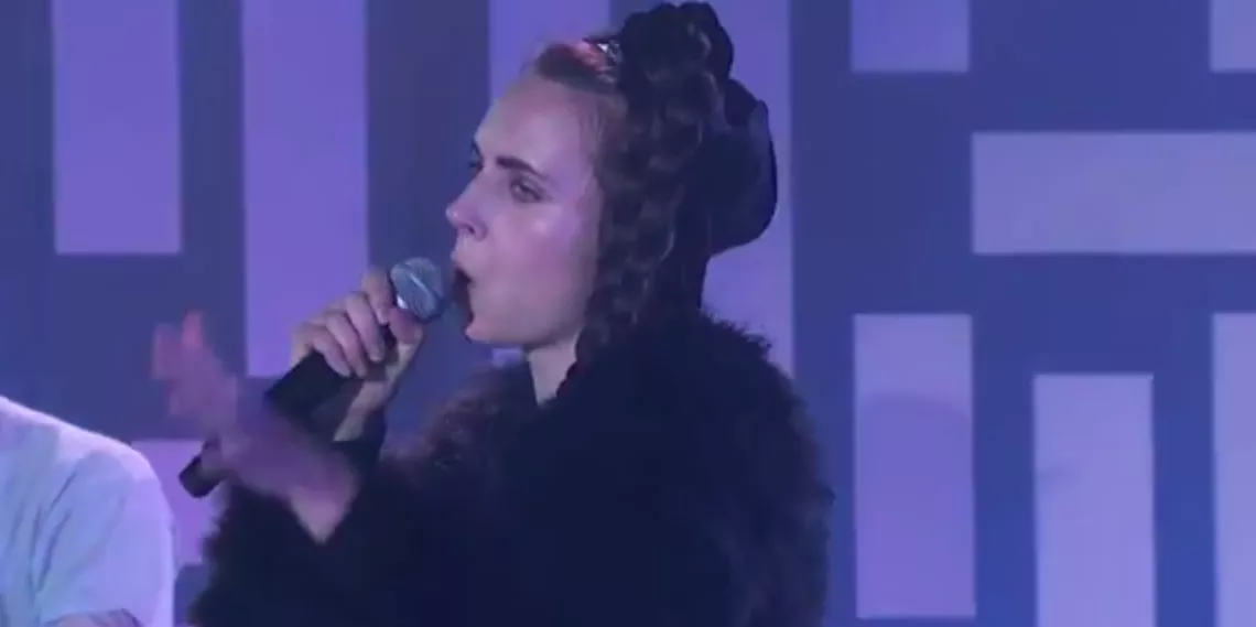 Se MØ fyre den af hos Jimmy Kimmel