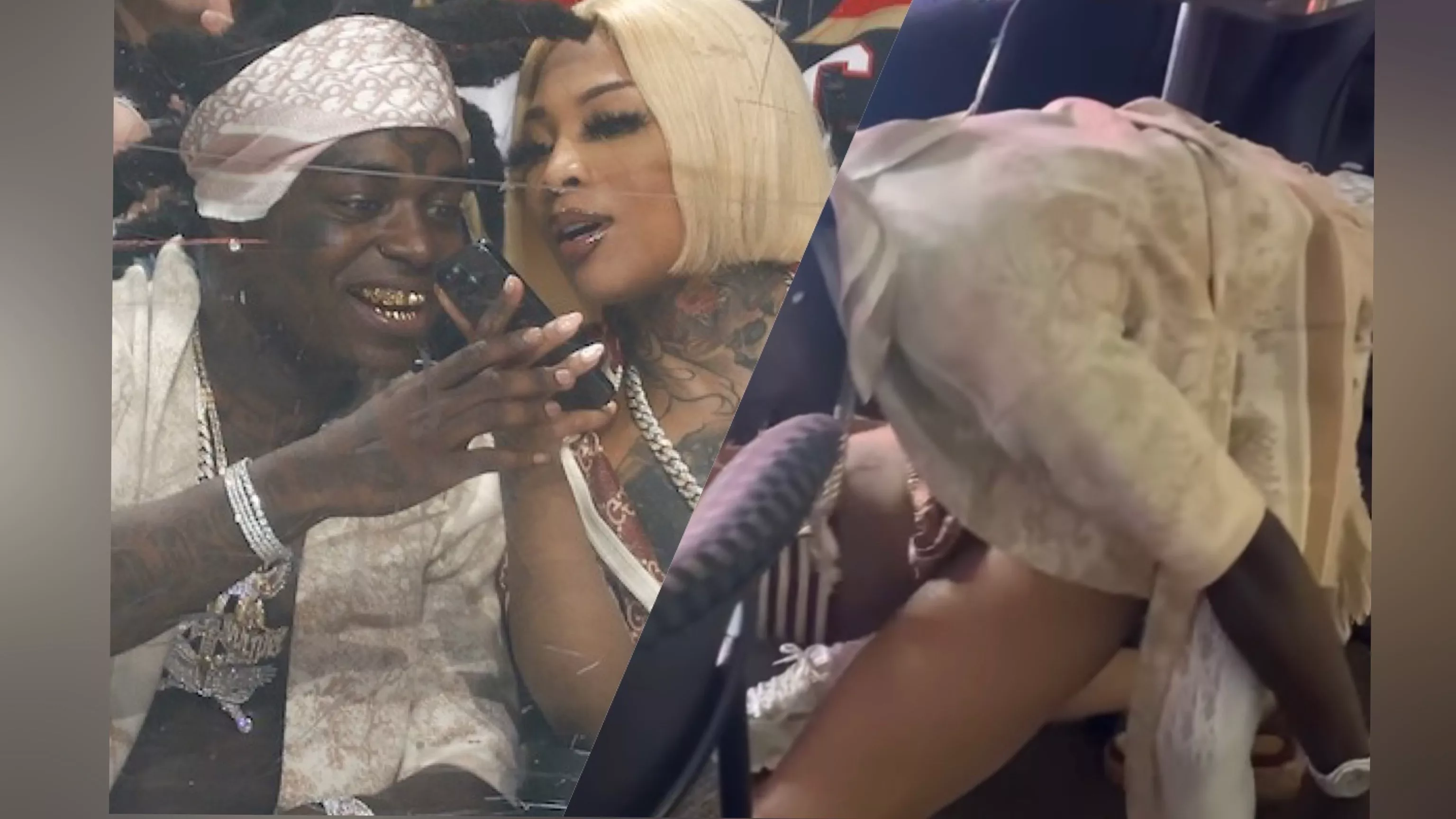 Bilder sprids av Kodak Black i en påstådd sexakt under en NHL-match