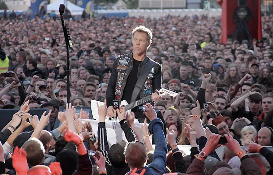 Spiller Metallica baglæns i aften?