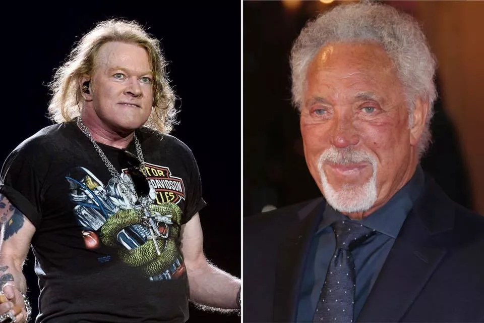 Axl Rose og Tom Jones festet (for) hardt i London