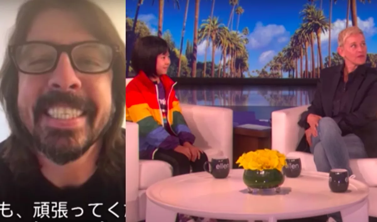 Se när nioårig trumsensation överraskas av Dave Grohl