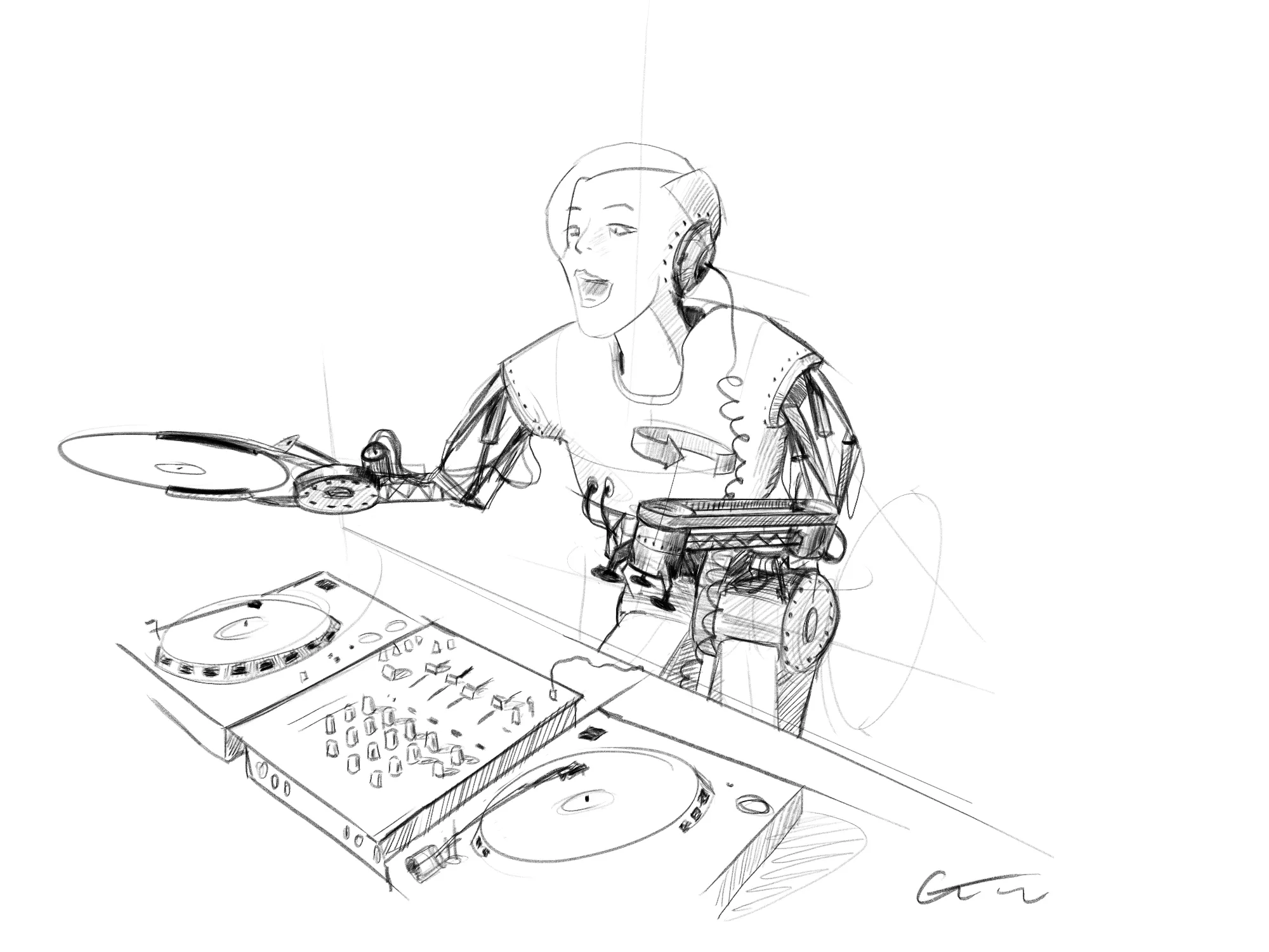 En Robyn-robot tar form