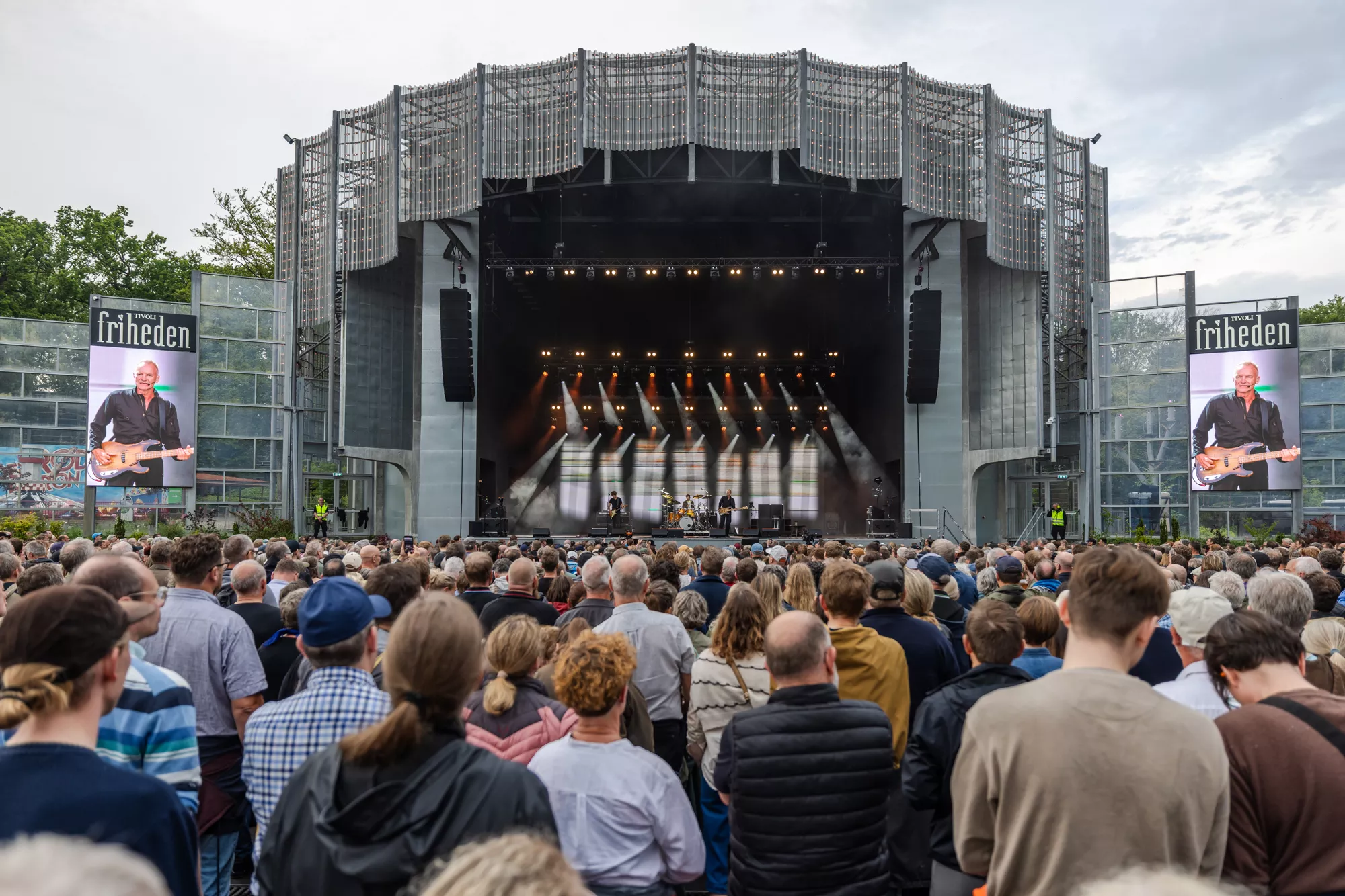 Billede fra Sting-koncert i Tivoli Friheden fra 2025.