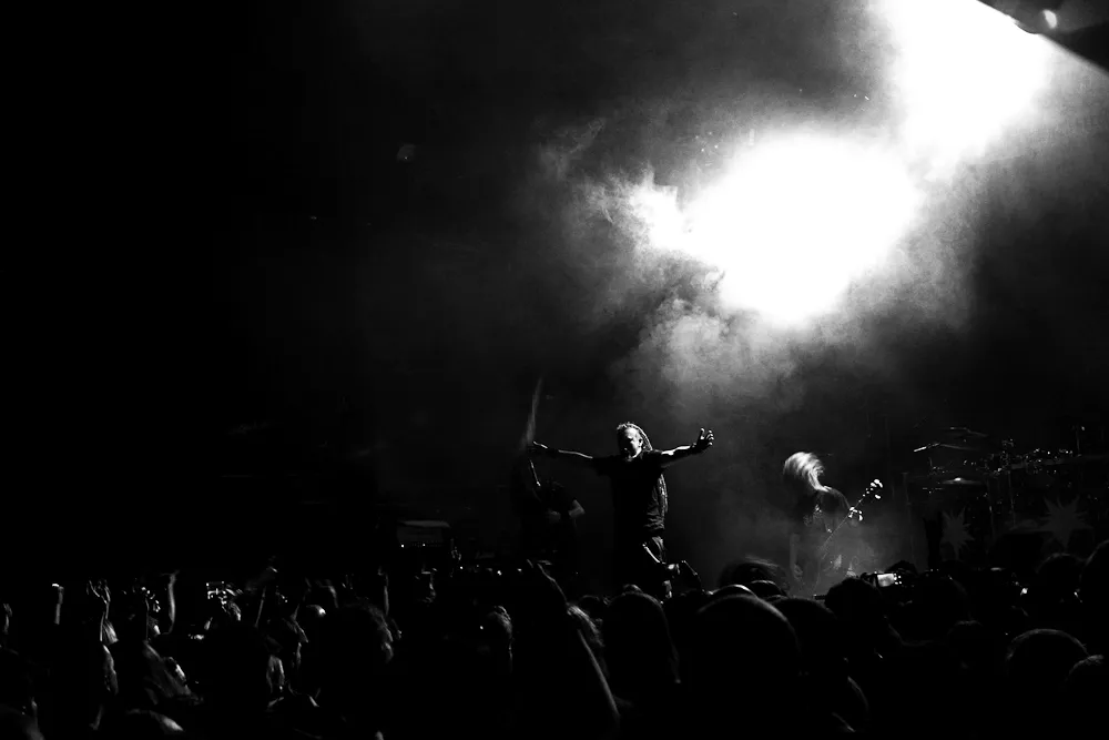 Arkivfoto af Dødsgangen-aktuelle Decapitated